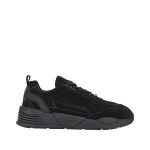 Ea7 Men Coated Nylon Sneakers With Eagle Logo